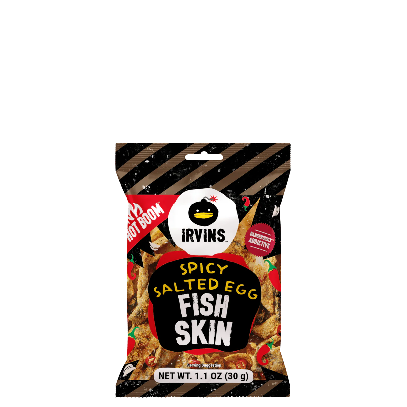 IRVINS Hot Boom Salted Egg Fish Skin (30g)