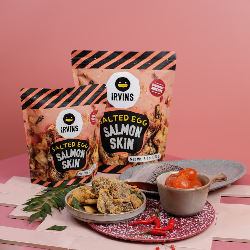 IRVINS Salted Egg Salmon Skin (50g) - Image 4