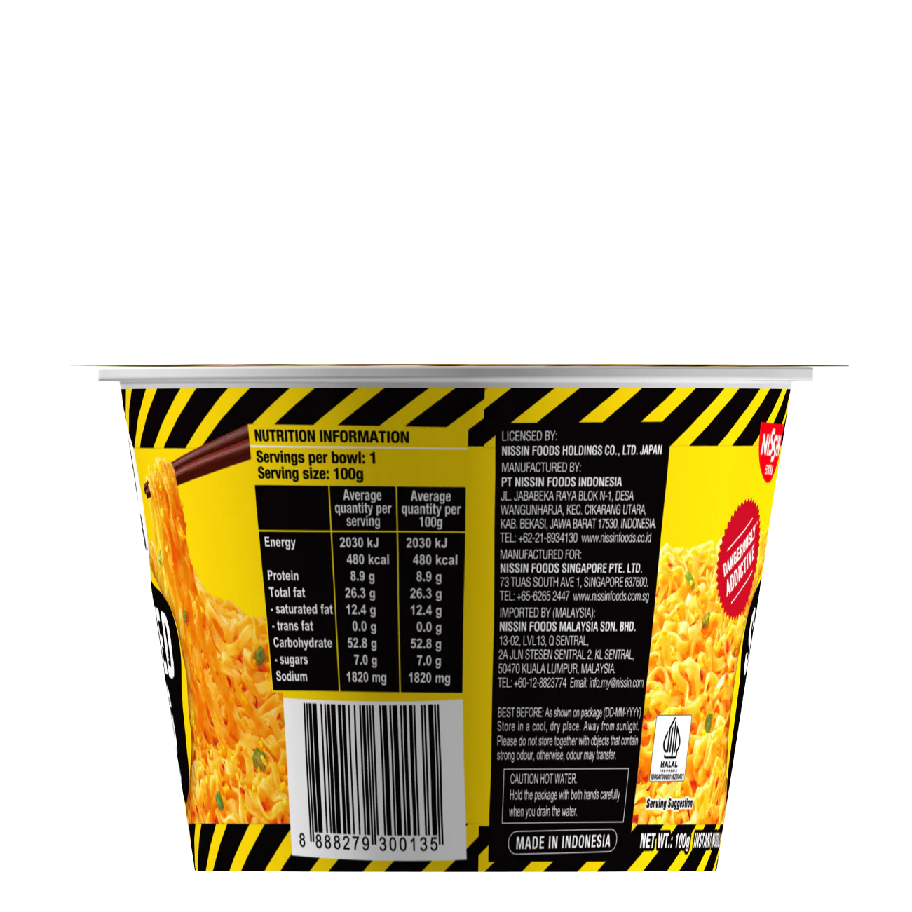 NISSIN x IRVINS Salted Egg Instant Noodle Bowl - Image 3