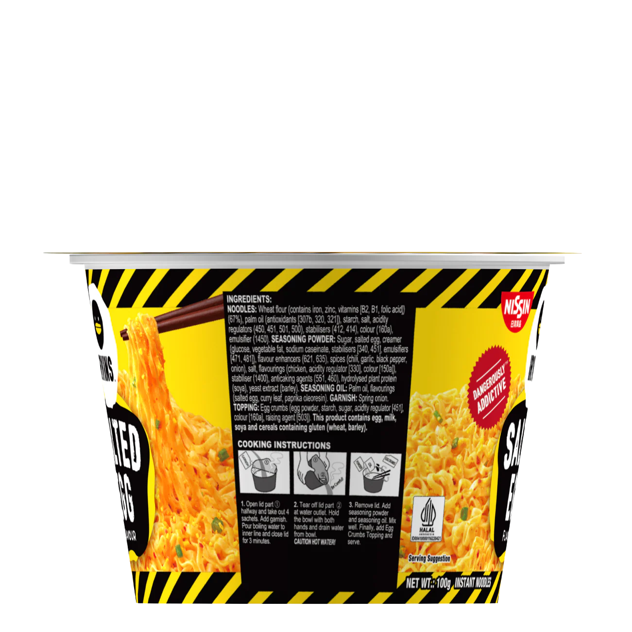 NISSIN x IRVINS Salted Egg Instant Noodle Bowl - Image 4